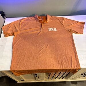 Texas Longhorns Burnt Orange Polo Stadium Shirt